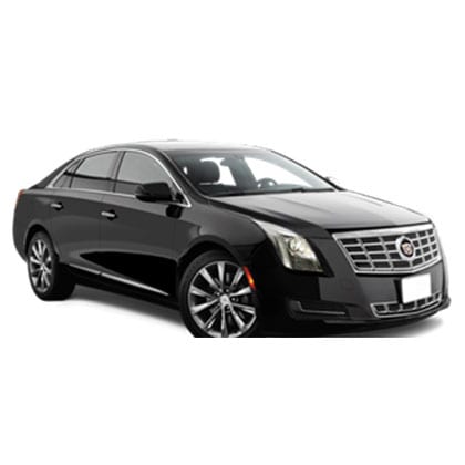 Cadillac XTS-L black sedan